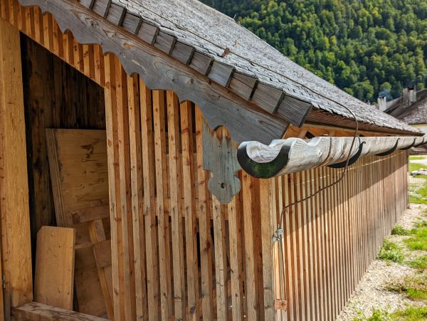 Wood Gutter Installation in Athens