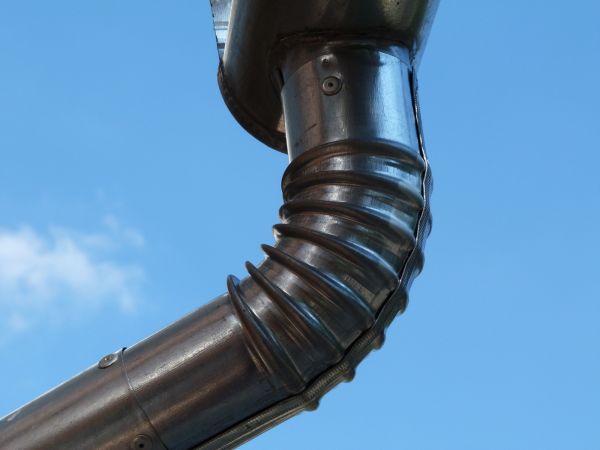 Metal Downspout Installation in Athens